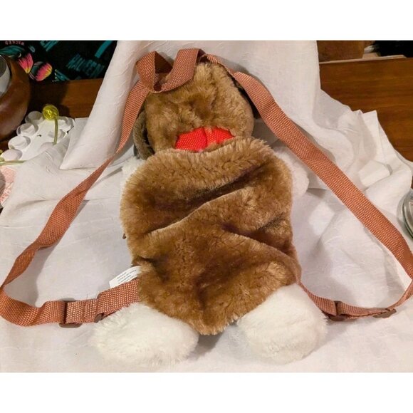 St. Bernard Dog Backpack Plush Tags Cotfer Geneve Swiss Collection Bag Toddler - Picture 4 of 14